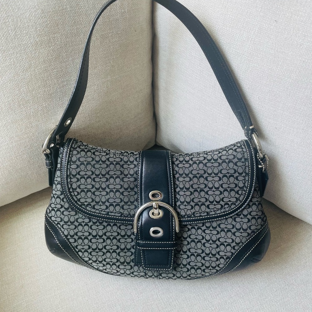 Coach Soho Signature Flap Shoulder Bag